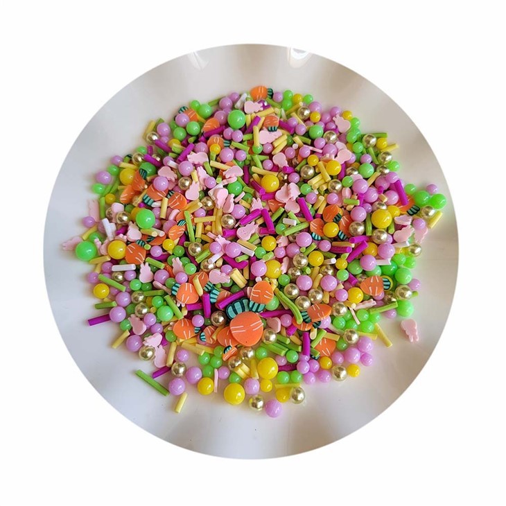 Easter Candy Beads Polymer Clay